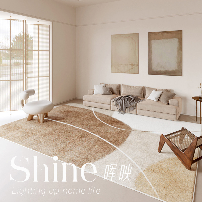 yuve day style carpet living room imitation cashmere tea table blanket Silence Bedroom Ins Wind Brown Design Sensation Small Mat