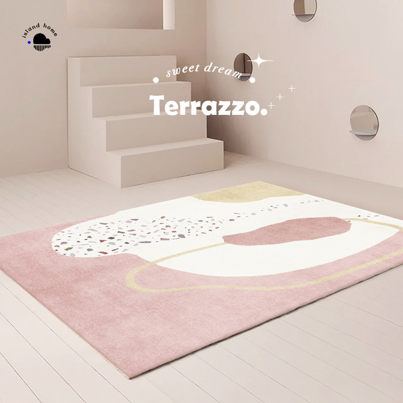 Nordic Living Room Art Rug Children Room Bedrooms Morandi Lovely Teen Rooms Ins Wind Bed Border Blanket Mat