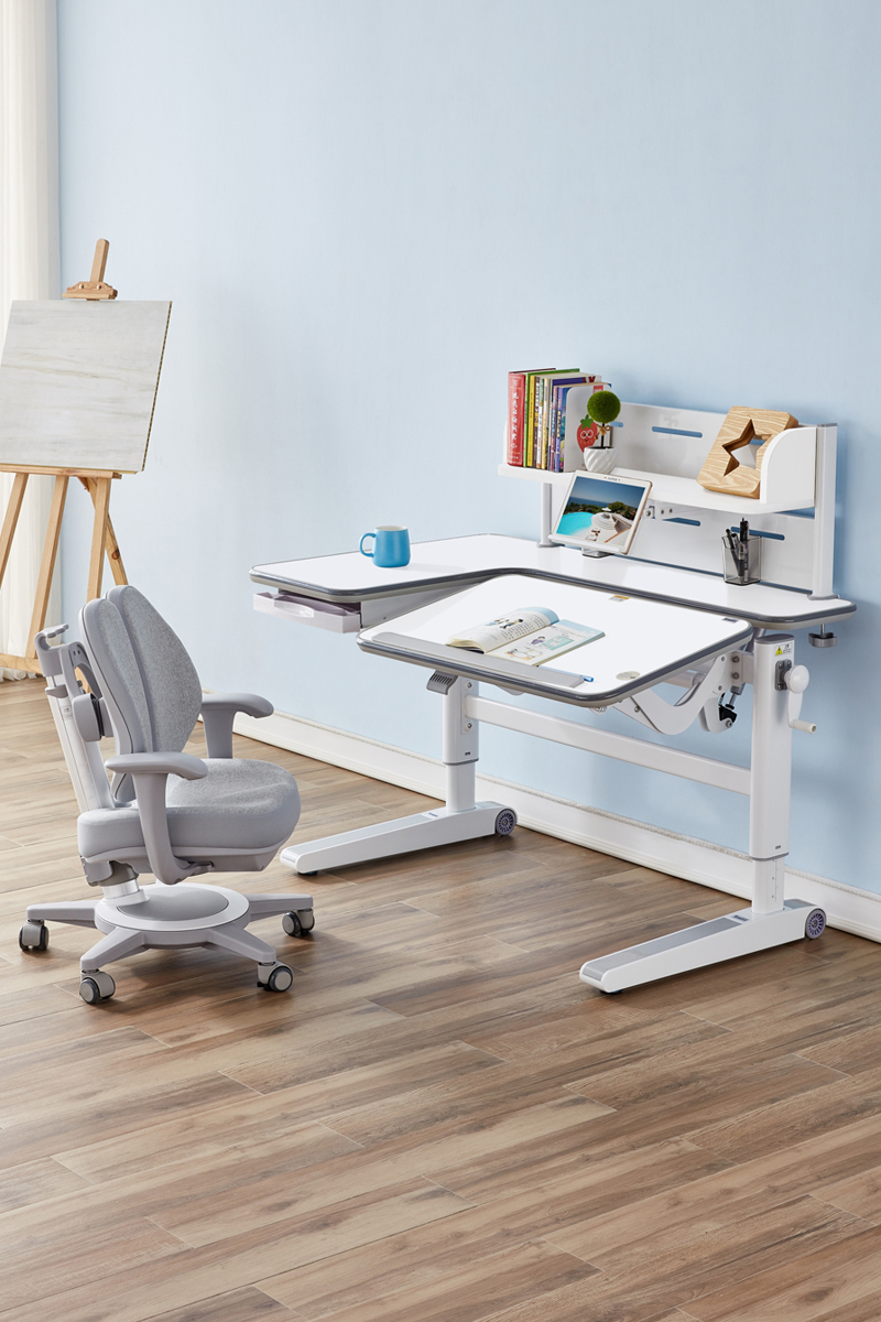 Sea Aieth Station sitting alternating children's book and chairs suit primary and middle school students' desk lift learning table and chairs Domestic