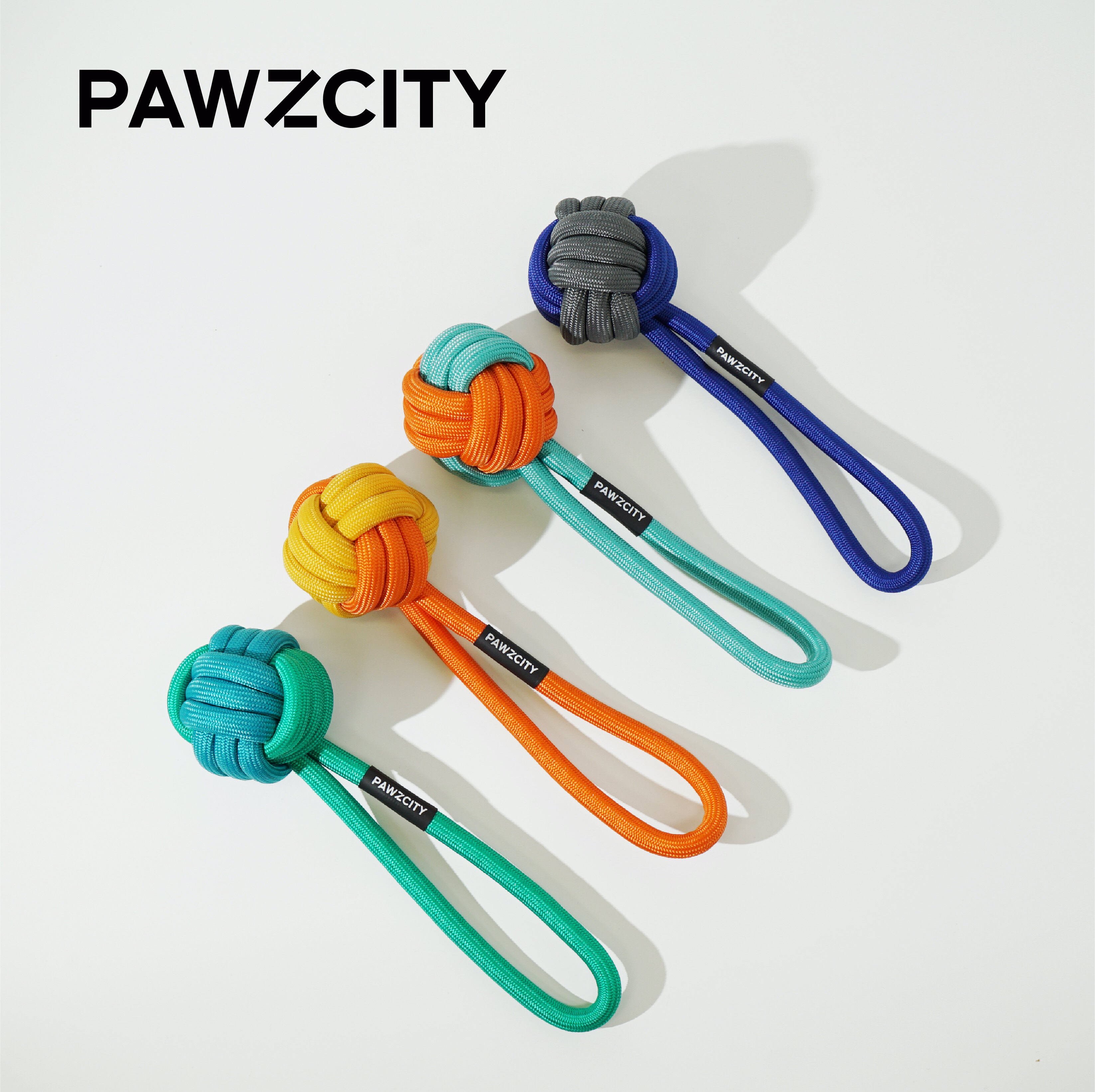 PAWZCITY Original tour interactive type small and medium dog rope knot grinding tooth toy
