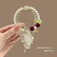 ກະດິ່ງບູຮານ orchid hairpin hairpin ball head fixed gripper women high-end hair buckle temperament elegant fashion cat home