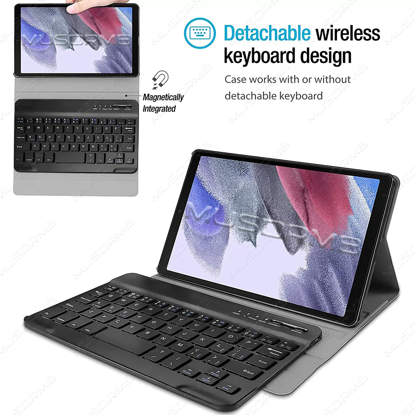 Магнитный чехол для Samsung tab A7 lite 8.7 2021 отсоединяемый W i