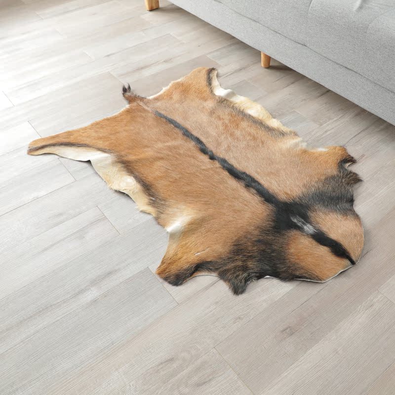 Whole Goat Skin Rug, Bedroom Bedside Mat, Fur Integrated, Fur Dressing Room, Bay Window, Vintage Home Decor, Camping