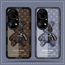 Huawei P50pro Mobile P50 P50 P50 P40 Pro Cat Cat New Tide P40 Leather Cat Cardcom P30pro Men and Women Ultra-thin Anti-fall P30 upgrade