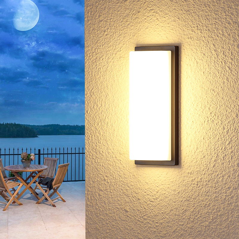 Courtyard Wall Lamp, Outdoor Waterproof Wall-Mounted Lamp, Terrace Lamp, Special Lamp for Exterior Walls, Outdoor Super Bright Self-Built House Door Lamp