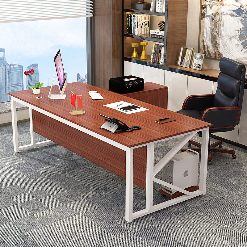 Office desk and chair combination boss table president table simple modern single manager desk office desk executive desk