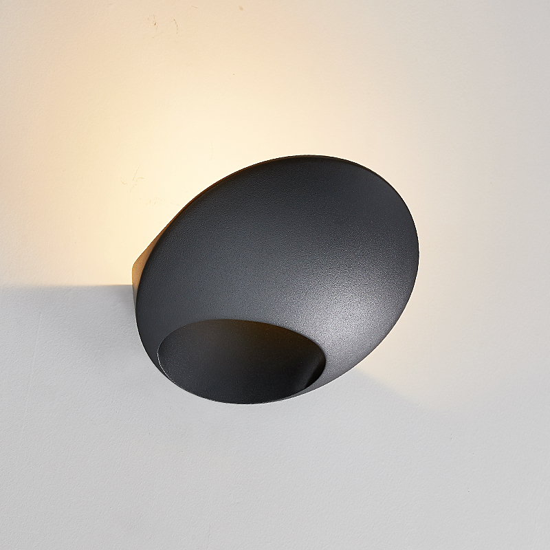 Wall lamp modern creative bedside wall lamp bedroom study living room corridor wall lamp single-sided luminous Nordic minimalist wall lamp