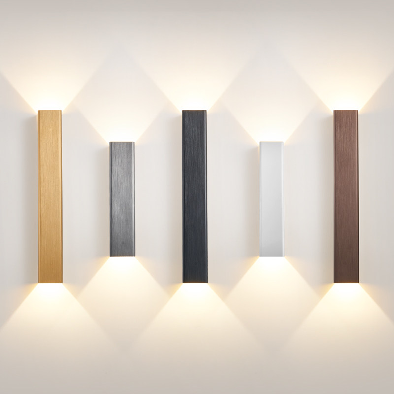 Extremely simple wall lamp creative background wall lamp Nordic minimalist living-room sofa Background wall Wall Lamp Bedroom Headboard Wall Lamp