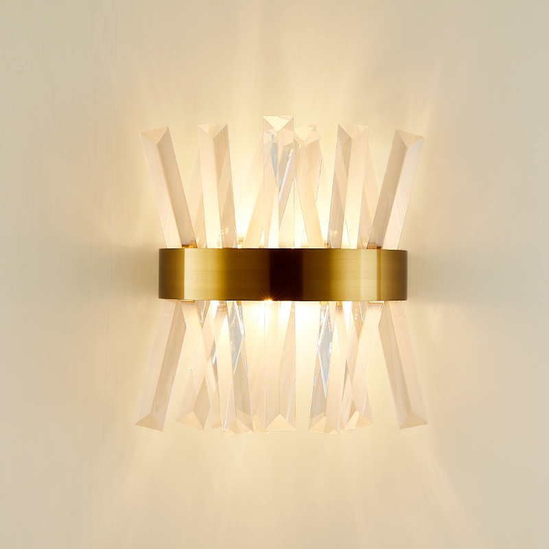 Post-modern Light Light Crystal Lightroom Walllight LightsTV Background Wall LightsAvenue Bedroom Bedhead Lights