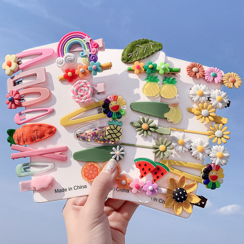 Cute side card network red 2021 new Liu Haijie headdress Korea color hairpin small clip wholesale woman