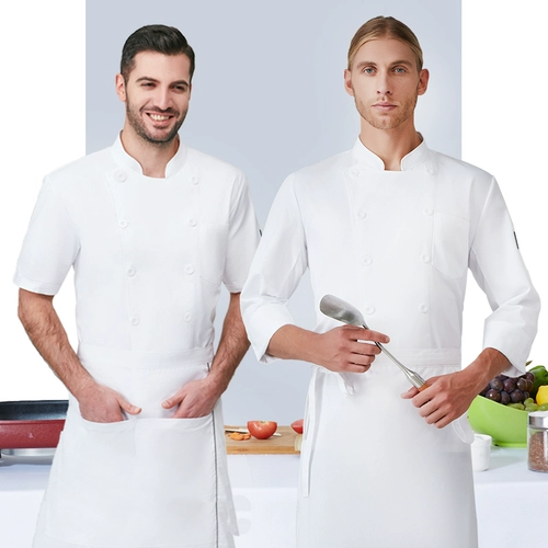 Летний лонгслив для работы, белый комплект, рабочая одежда, короткий рукав