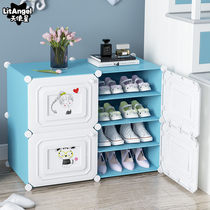Shoe Rack Student Dormitory Simple Doorway Multilayer Dust-Proof Domestic Room Good Looking Economy Type Containing Small Shoe Cabinet