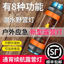 LED camping lights tent lights outdoor portable stall lights lighting lighting charging lights mobile super bright blackout emergency lights