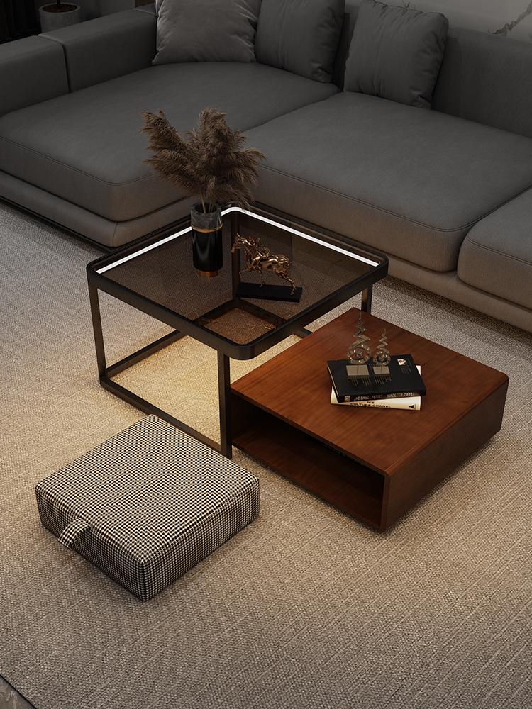 小户型显大秘诀！子母茶几搭配太绝了✨