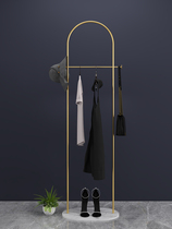 Nordic simple coat rack floor bedroom Net red home door entrance hangers bar clothes rack