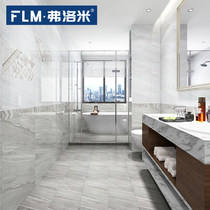 Flomi light gray kitchen tiles bathroom tiles 300x600 wall tiles thickened microcrystalline non-slip floor tiles