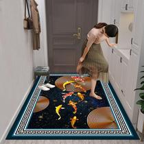 3d floor mat doormat Door-to-door door-to-door household carpet Bathroom kitchen absorbent non-slip mat Foyer stepping mat