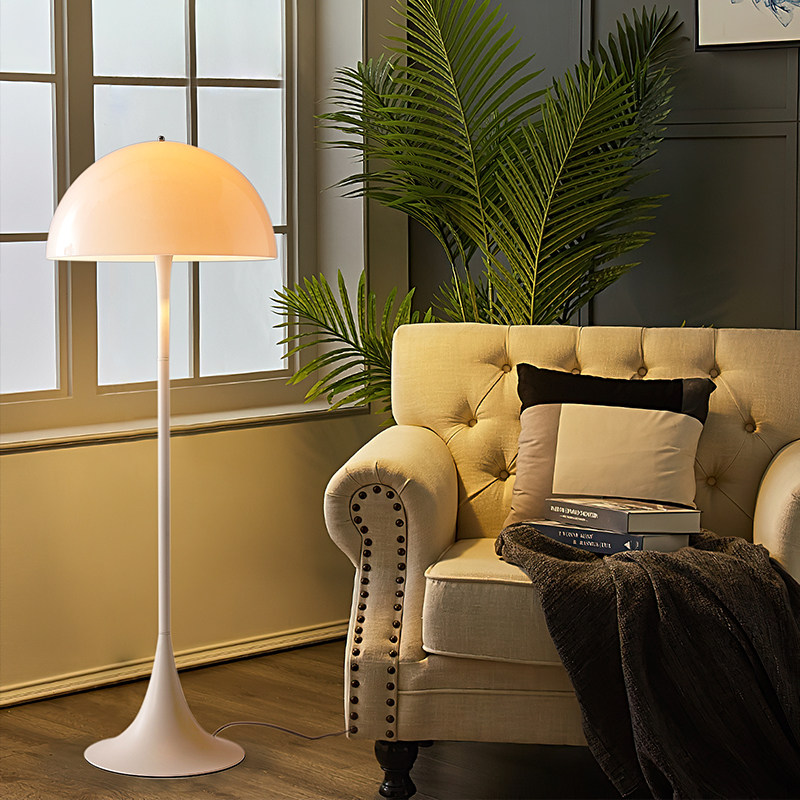 Nordic living room floor lamp sofa side net red mushroom study bedroom bud design sense desk lamp Danish atmosphere lamp