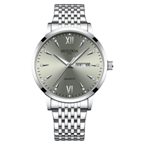 Hot selling mens watch mens luminous calendar fake mechanical watch fashionable luminous waterproof scratch-proof dust-proof and wear-resistant