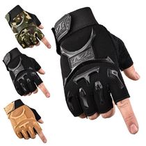 Tactical Gloves Men Sports Non-slip Motorcycle Riding Rock Climbing Gloves Fitness Training Summer Halffinger Gloves