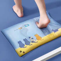 Diatom mud absorbent pad toilet soft floor mat quick-drying toilet bathtub non-slip carpet seaweed soil bathroom foot pad