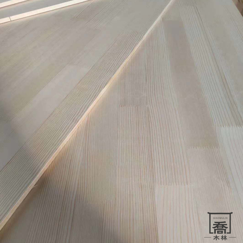 Russian Zhangzi pine solid wood plate integrated material pine wood finger plate tatami furniture wardrobe decorative plate E0