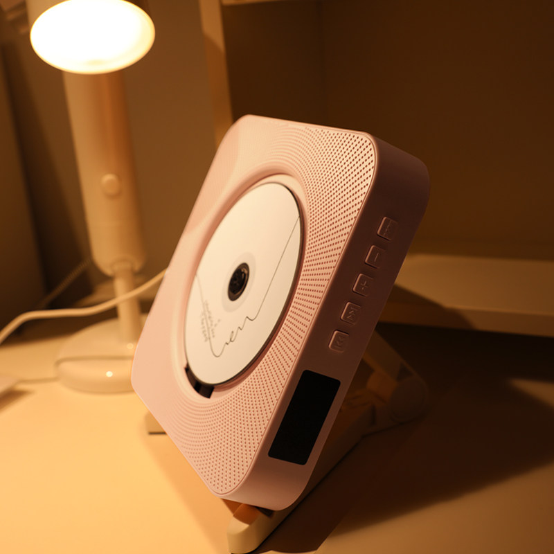 Portable CD player Retro player Home album Portable wall-mounted CD player Bluetooth vinyl ins the same style