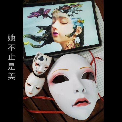 Этническая мультяшная маска в стиле древности, популярно в интернете, стиль Лолита