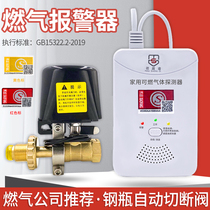 New national standard gas leak alarm solenoid valve manipulator methane flammable gas detector