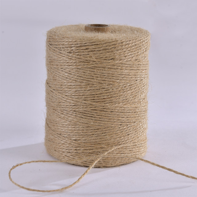 ເຊືອກ hemp diy handmade ເຊືອກ twine ແຫວນອຸປະກອນການສ້າງຄວາມຫນາ braided ຮູບການຕົບແຕ່ງກໍາແພງ net tag ເຊືອກຜູກມັດ