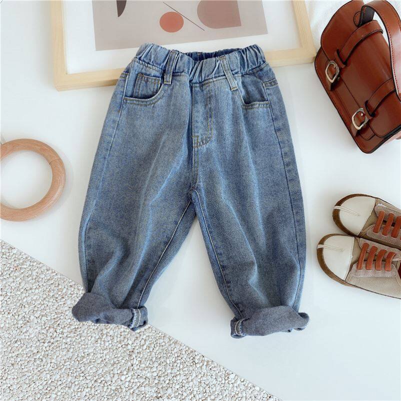 Girls Leisure Pants Autumn 2020 New Baby Harlen Pants Children's Radiator Pants Child Tide Groups