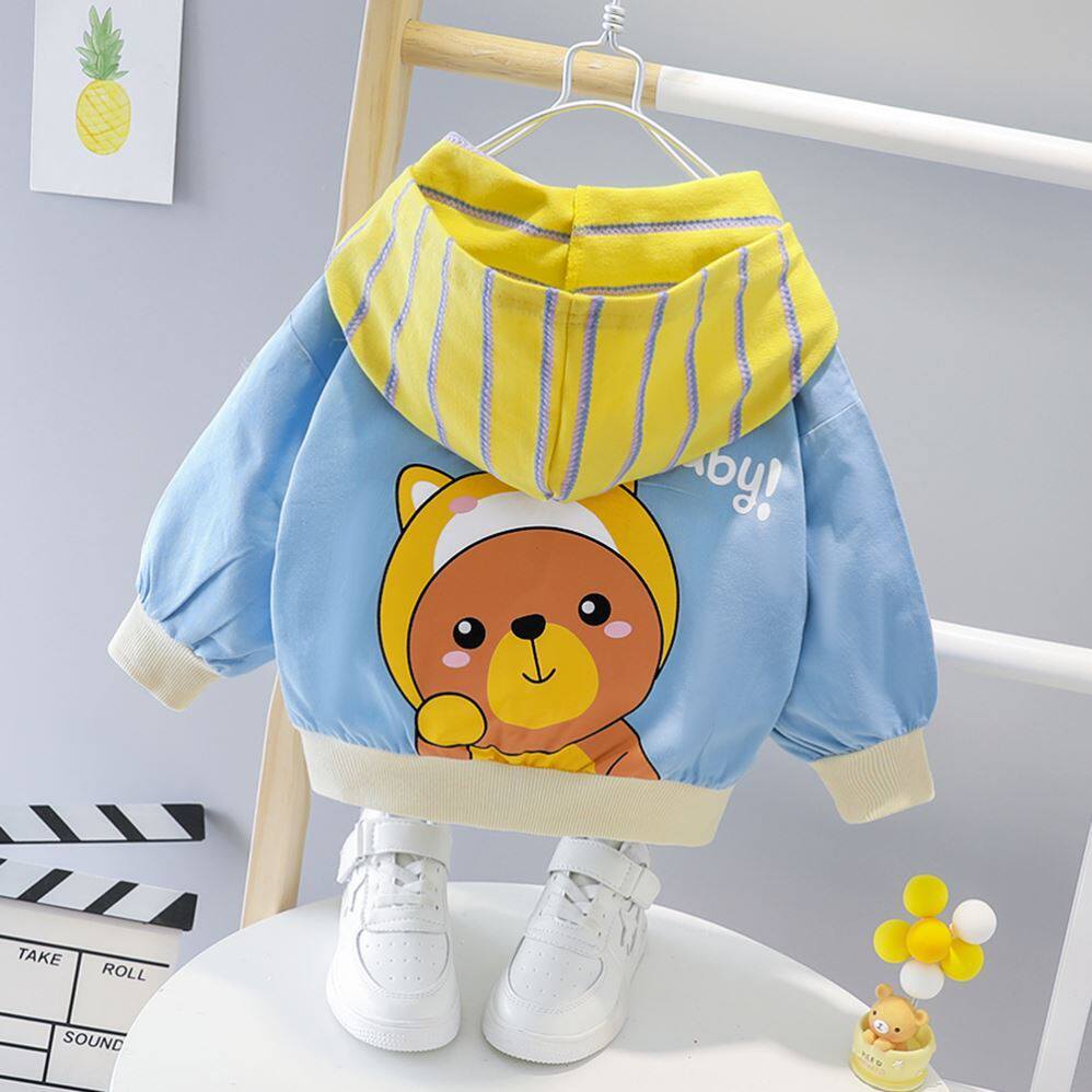 Infant coat boy top spring and autumn clothing Western style children's windbreaker 0-1 years old baby clothes 3 children's clothing jacket tide
