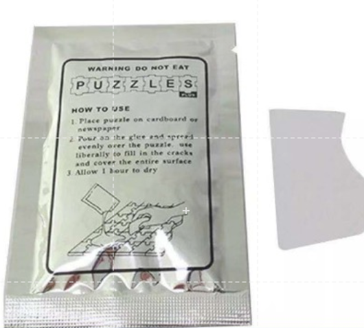 Puzzle adhesive special glue 25ml bag buy it comes with plastic scraper