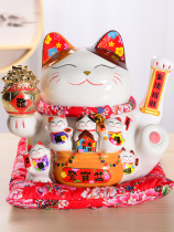 Thirty only the same lucky cat piggy bank shaking hands oversized fortune cat ornaments store opening home living room