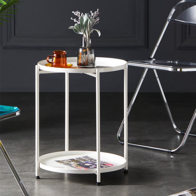 Iron Gladden Tray Coffee Table Multifunctional Small Table Living Room Home Nordic Modern Net Red Sofa Side Table