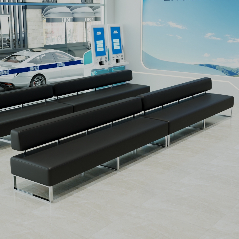 Bank Lobby Lounge Area Sofa, Dental Clinic, Gym Waiting Area Seats, Training Institution, Hair Salon Reception Chair