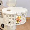 Extra large rear basket of electric vehicle can hold water cup