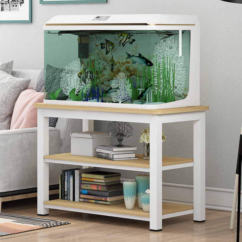 Fish tank shelf steel wood fish tank bottom cabinet fish tank rack metal bottom frame fish tank Iron custom-made