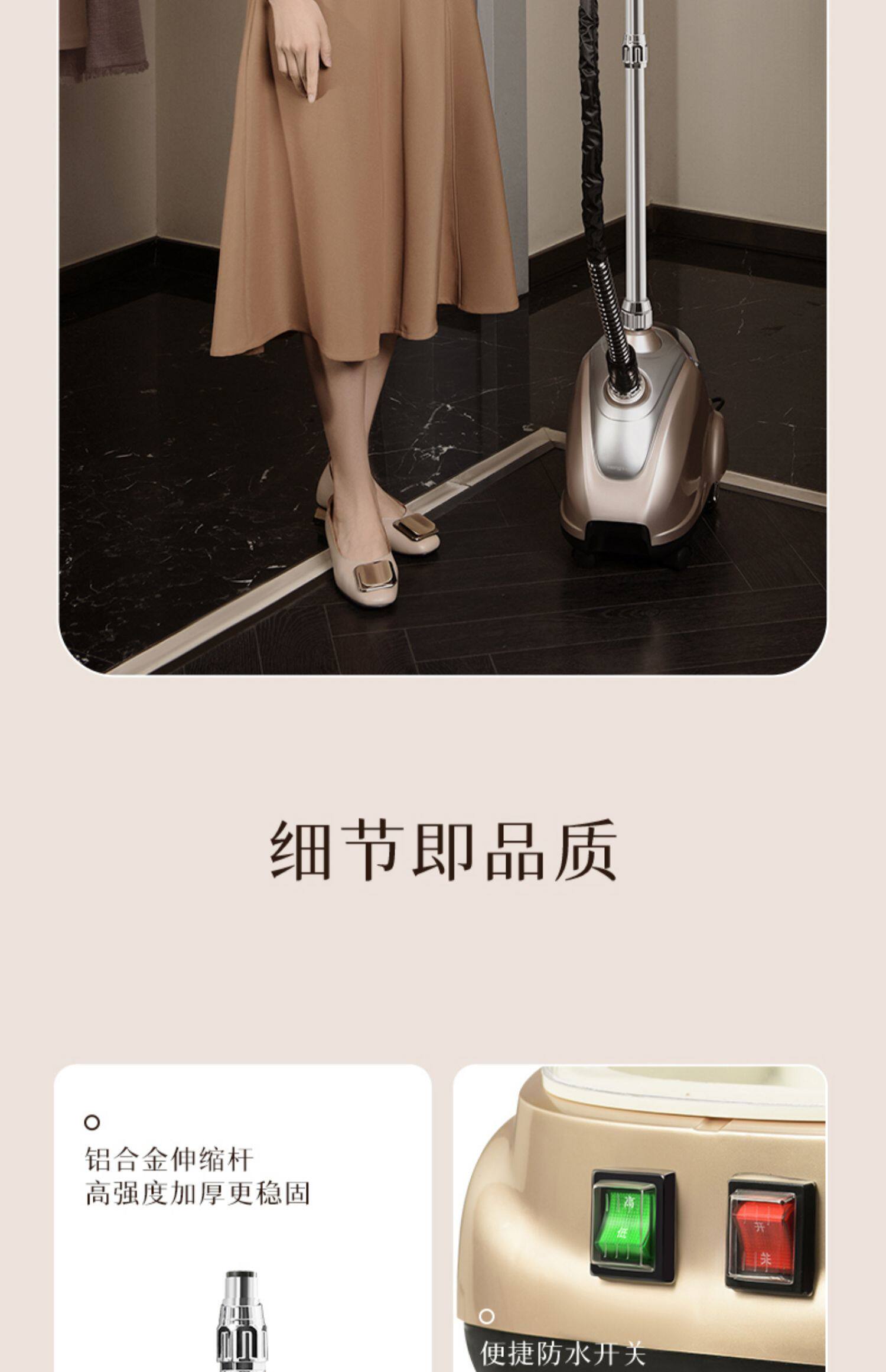 Пароочиститель 红心挂烫机ysh2713商用铜芯服装店专用蒸汽手持烫衣服大功率熨烫 Red