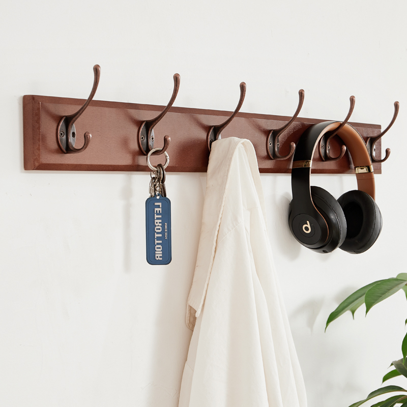 Hanging hanger wall hanging wall behind the door Home clothes hook bedroom entrance hanging clothes hook entrance wall style coat hook