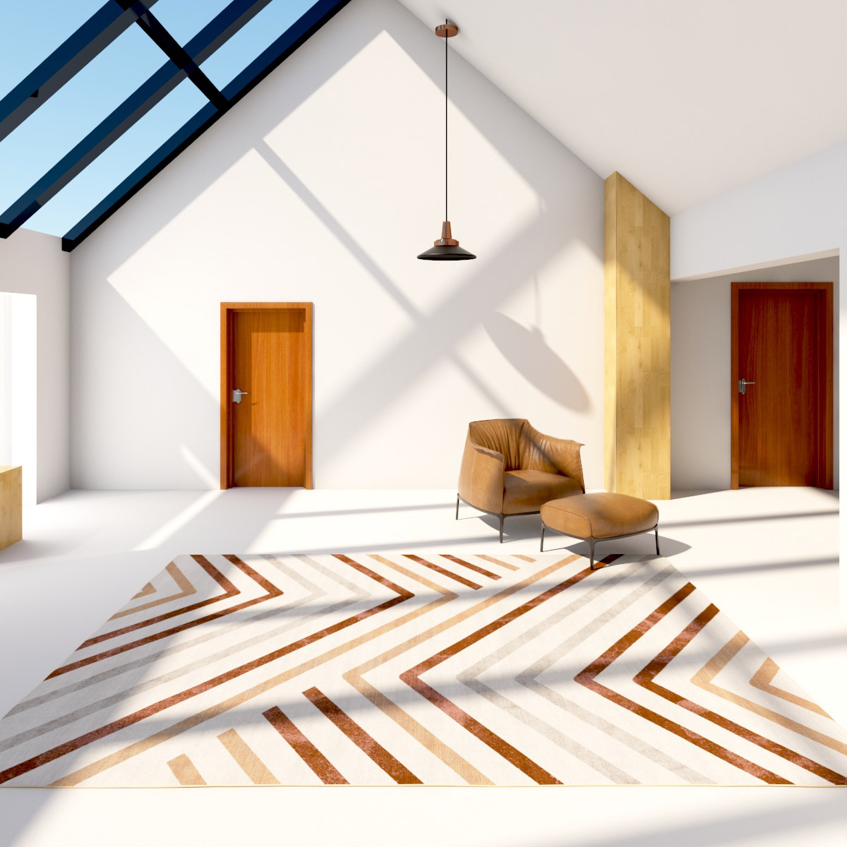 Aovoc Bedroom Living Room Rug Home Turkish Stripes Sofa Coffee Table Bedside Blanket Sun Room Balcony Mat