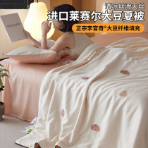 Lyocell Tencel summer quilt four-piece summer thin quilt cool ice silk summer cool quilt machine washable quilt core air-conditioned quilt