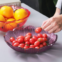 Home living room fruit tray European dried fruit tray coffee table plastic candy dish dessert plate creative home