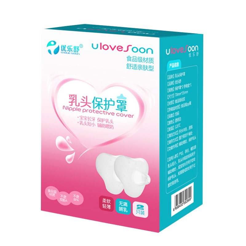 Nipple Protector Breastfeeding Tool for Inverted Nipples, Double-Layer Protection, Ultra-Thin Anti-Bite Shield