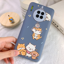 Huawei mate30 mobile phone shell full package lens mate30pro liquid silicone gel new anti-fall camera protective sheath 30por cute and damp female cartoon soft shell ins