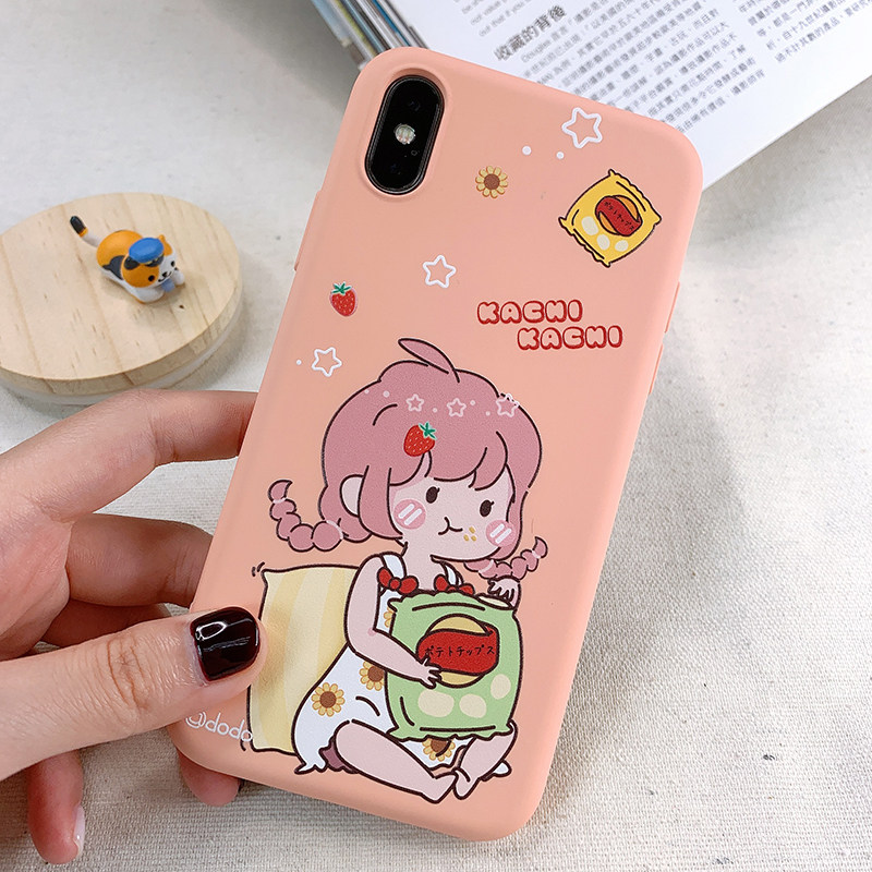 iphonXs phone protection shell suitable for Apple X new iphonex cute Xs silicone anti-fall iPhones protective sleeves x ultra-thin XsMax cartoon full bag S