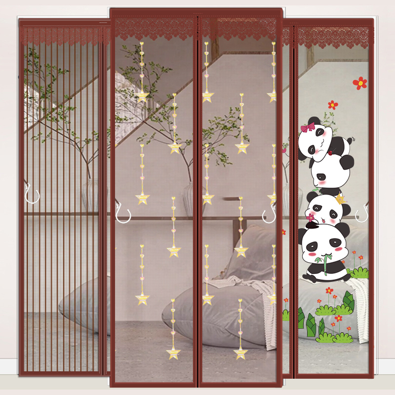 Huazan anti-mosquito door curtain partition window bedroom door curtain home punch-free summer new Velcro anti-fly door curtain