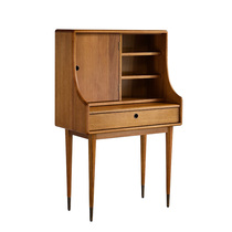  Light luxury style high-end Nordic modern simple small apartment bedroom dresser small full solid wood makeup table with mirror