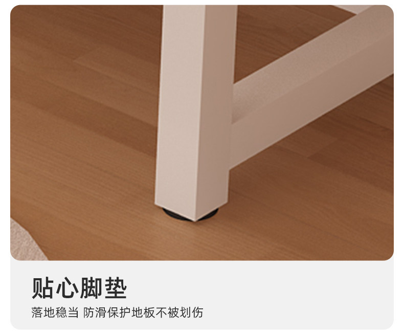 Угол стола 实木转角书桌家用学习书桌书架一体桌奶油风拐角洞洞板台式电脑桌