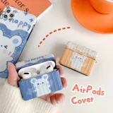 图优塔 Apple, совместимый брендовый мультяшный беспроводной чемодан для влюбленных, защитный чехол, креативные наушники, bluetooth